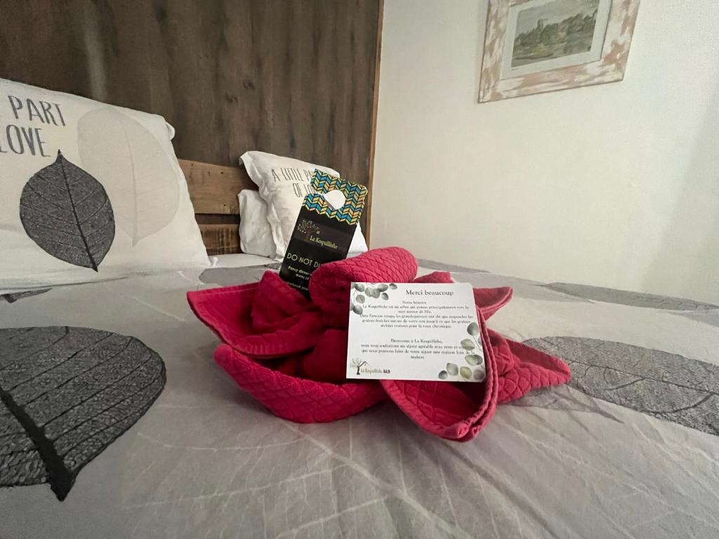 Postel nebo postele na pokoji v ubytování La Koquillishe