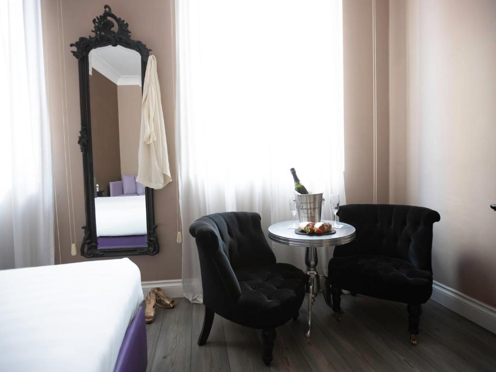 Posteľ alebo postele v izbe v ubytovaní JB Relais- Campo de' Fiori