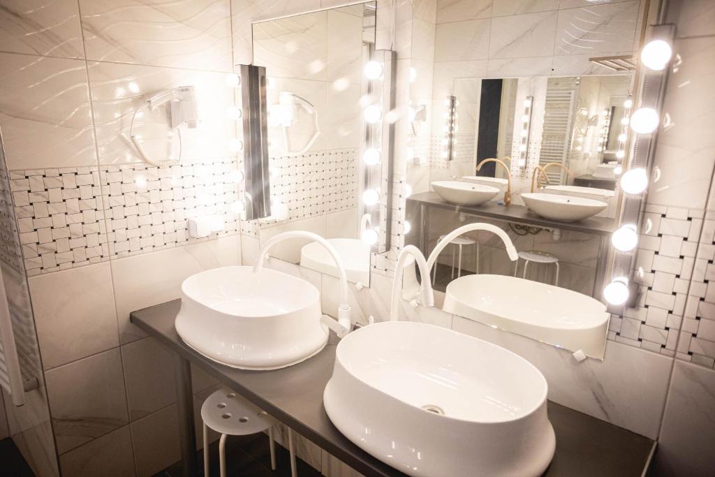 Koupelna v ubytování Hostel K3a