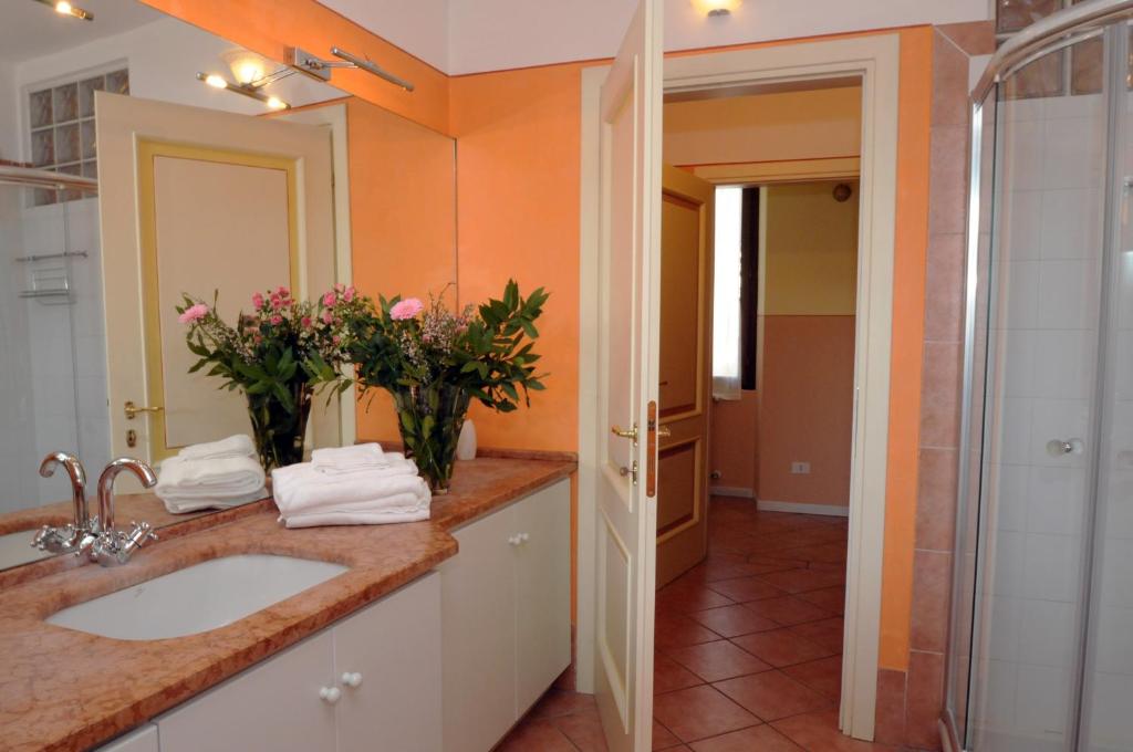 Koupelna v ubytování Villa Gradoni