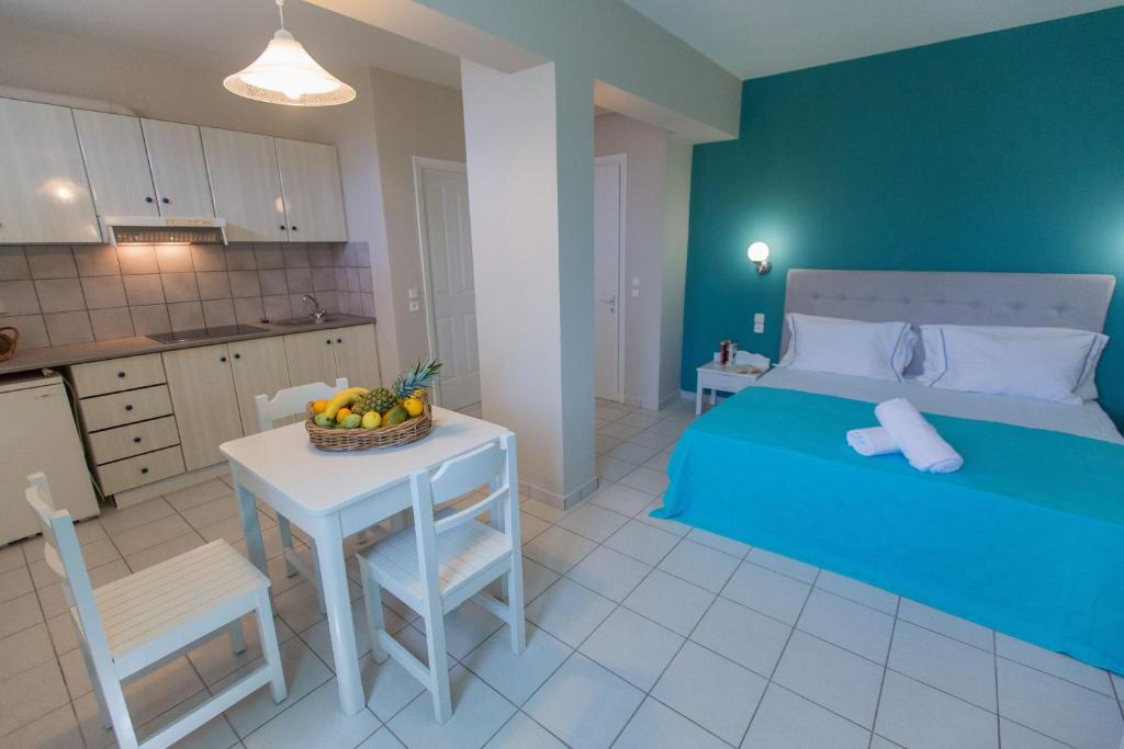 Postel nebo postele na pokoji v ubytování Villa Theodora