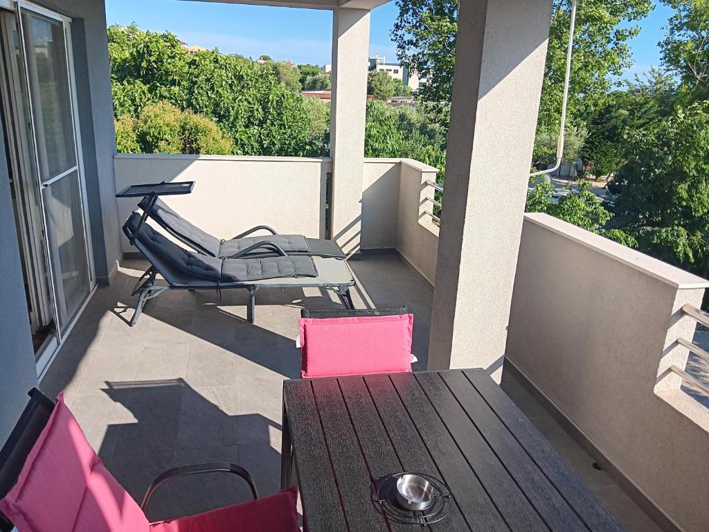 Balkón nebo terasa v ubytování Holiday Park Lu-Ka