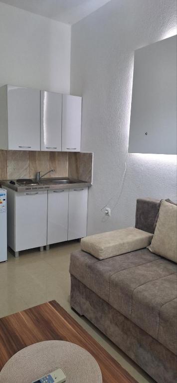 Küche&#47;Küchenzeile in der Unterkunft Montebello Inn apartments
