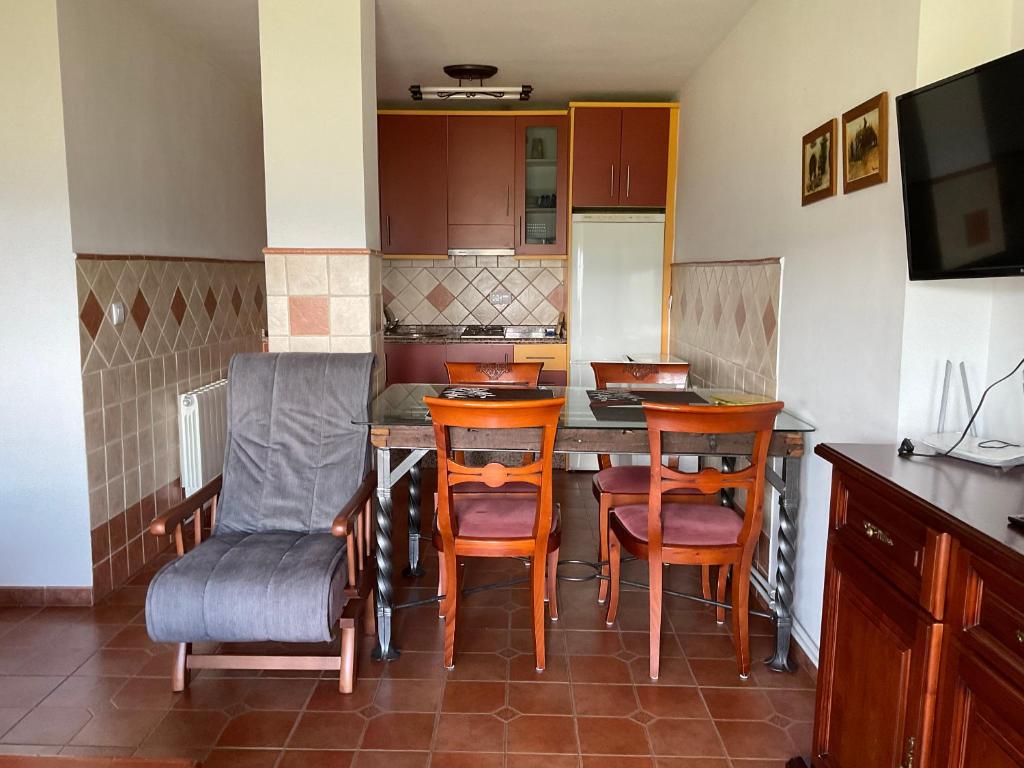 Kuchyňa alebo kuchynka v ubytovaní Casa la Almena