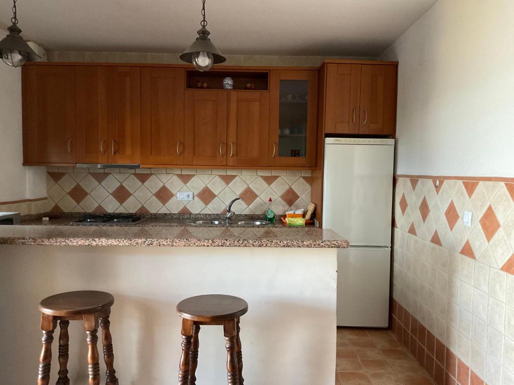 Kuchyňa alebo kuchynka v ubytovaní Casa la Almena