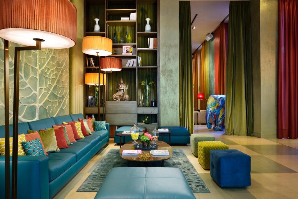 Posezení v ubytování Enterprise Hotel Design & Boutique