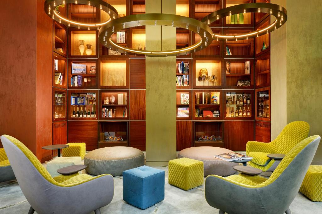 Posezení v ubytování Enterprise Hotel Design & Boutique