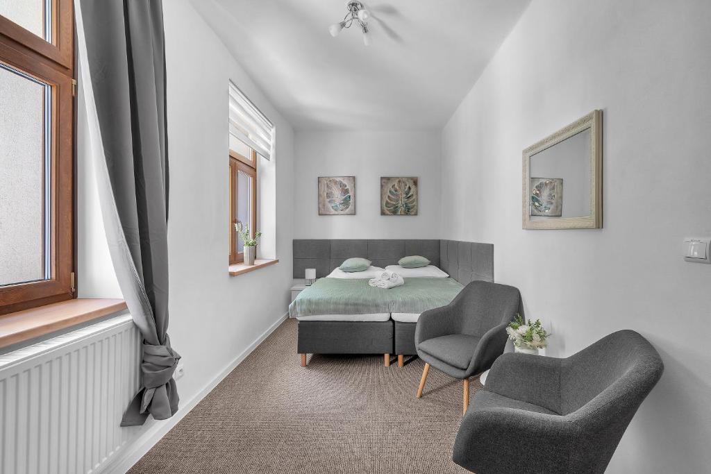 Posezení v ubytování Hotel PODKOST