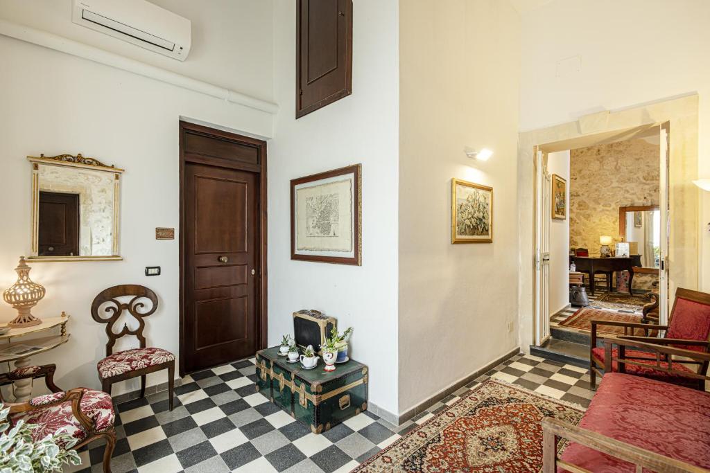 Posezení v ubytování Lakkios charming suites and rooms