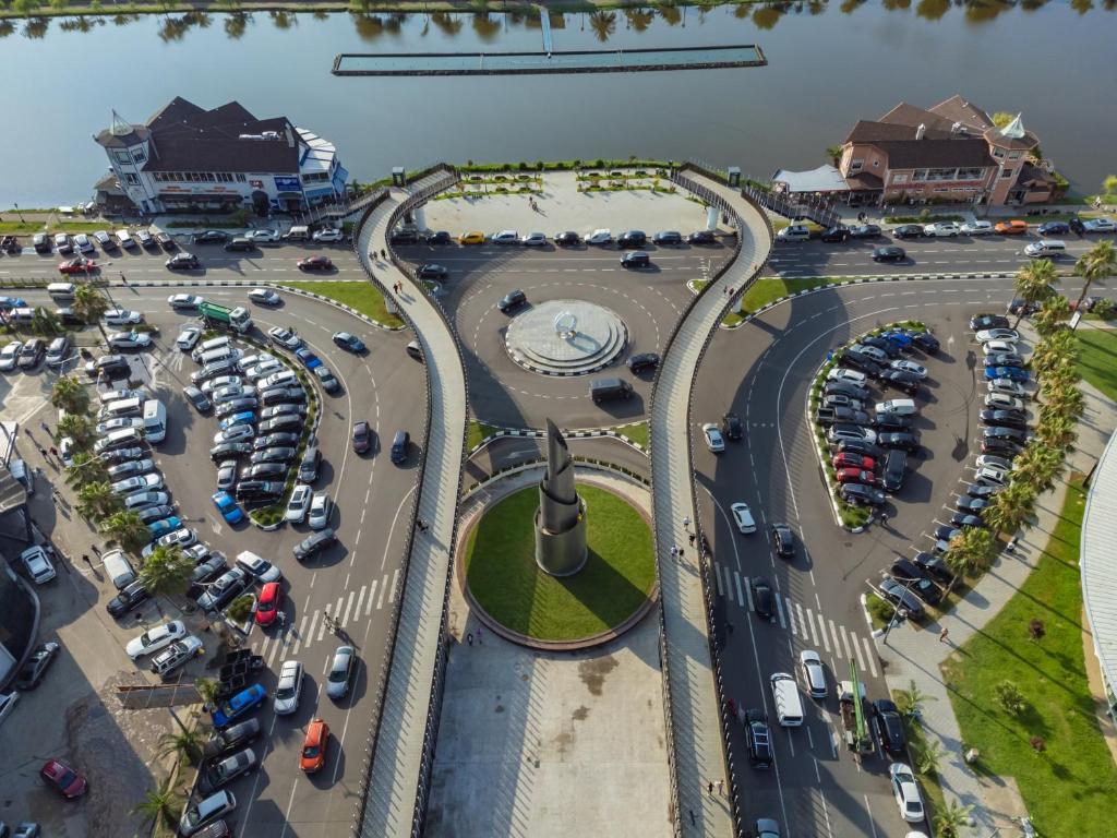 Letecký snímek ubytování Beach Hotel Orbi City