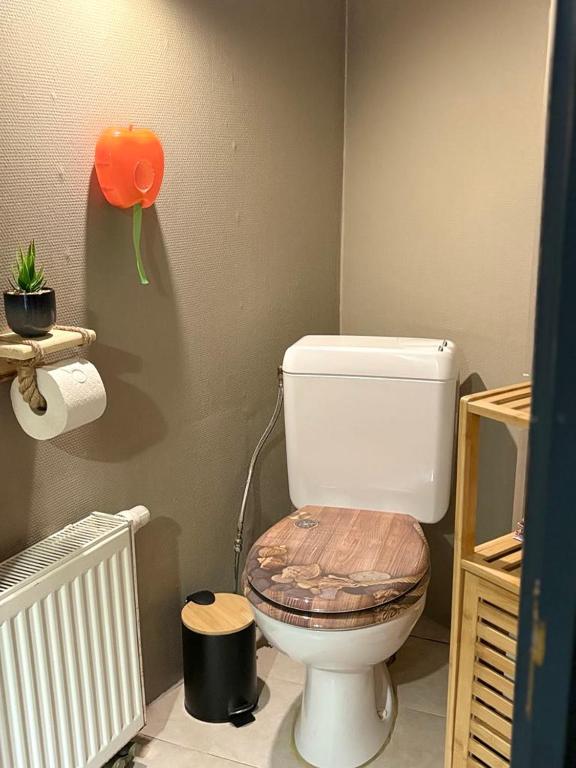 Koupelna v ubytování Gîte Le Sambre