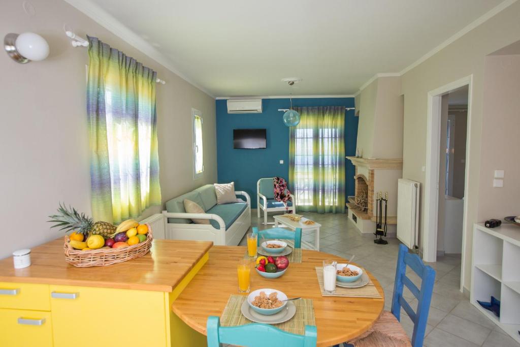 Posezení v ubytování Villa Theodora