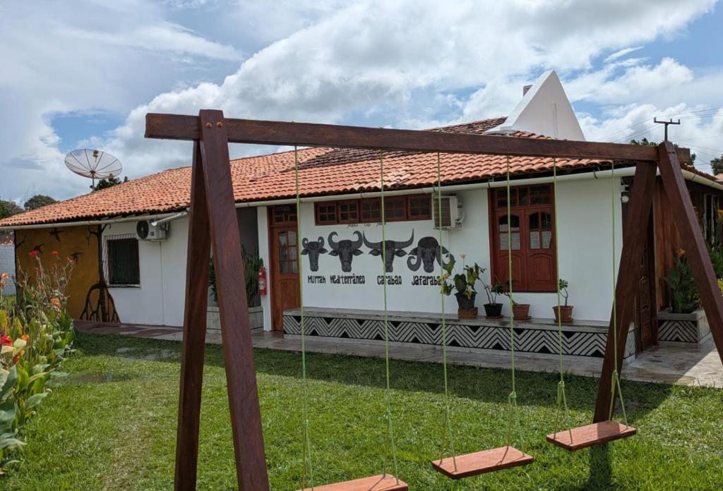 Zahrada ubytování Casa Mangue