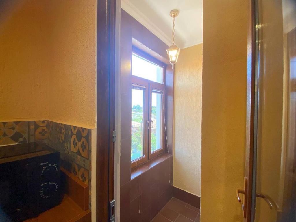 Koupelna v ubytování Hotel Orange Kutaisi