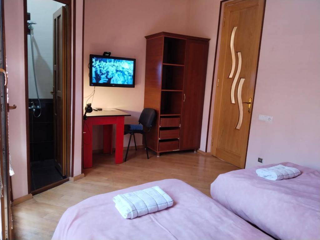 TV a/nebo společenská místnost v ubytování Villa Vanila