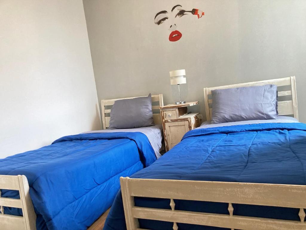 Postel nebo postele na pokoji v ubytování Departamento Amoblado