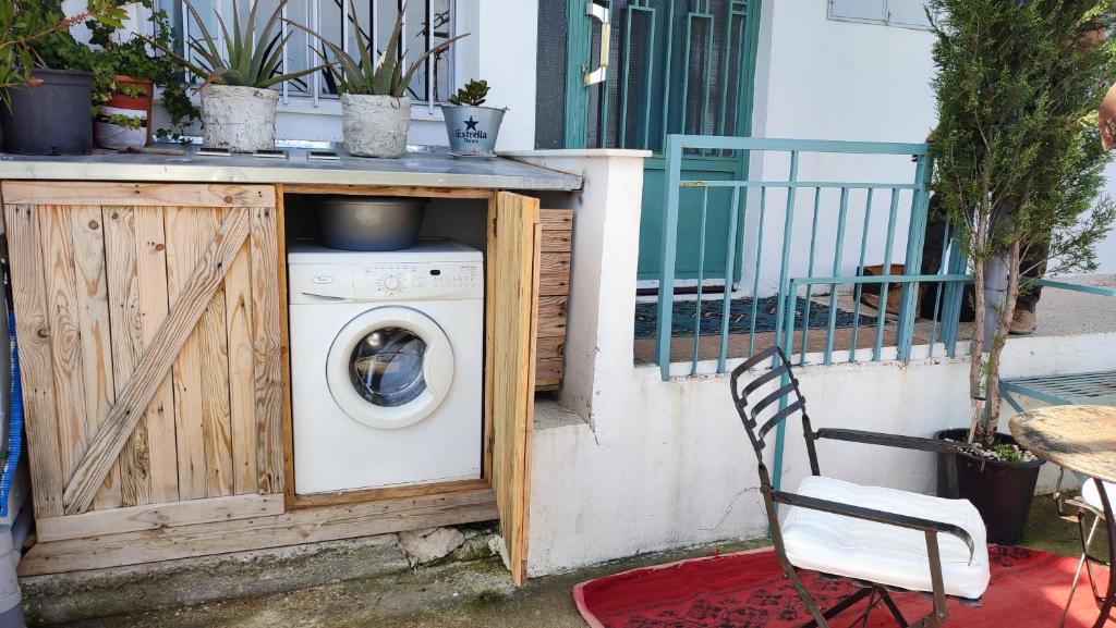 Balkón nebo terasa v ubytování Η αυλή της Ασπασίας, Χανιά Κρήτη