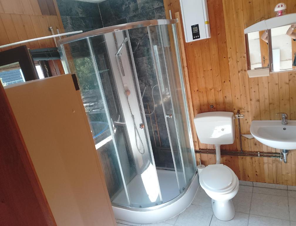 Koupelna v ubytování Haval