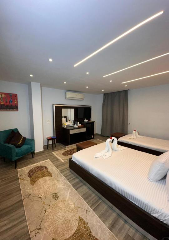 Posezení v ubytování Kayan Pyramids Hotel