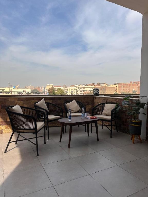Balkón nebo terasa v ubytování Kayan Pyramids Hotel