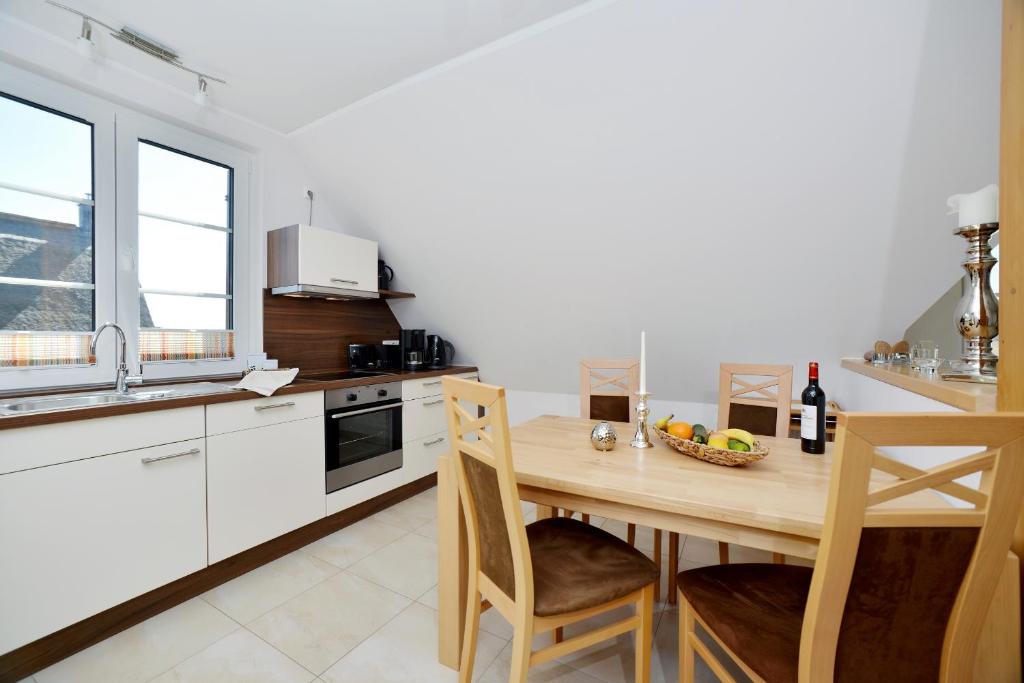 Kuchyň nebo kuchyňský kout v ubytování Ferienwohnung Generalsuite
