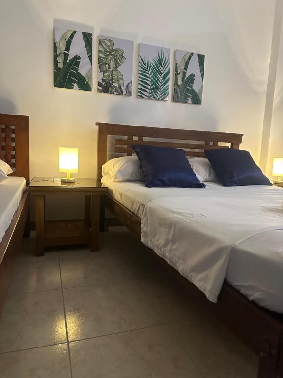 Postel nebo postele na pokoji v ubytování JORA Studio Apartment 1-B