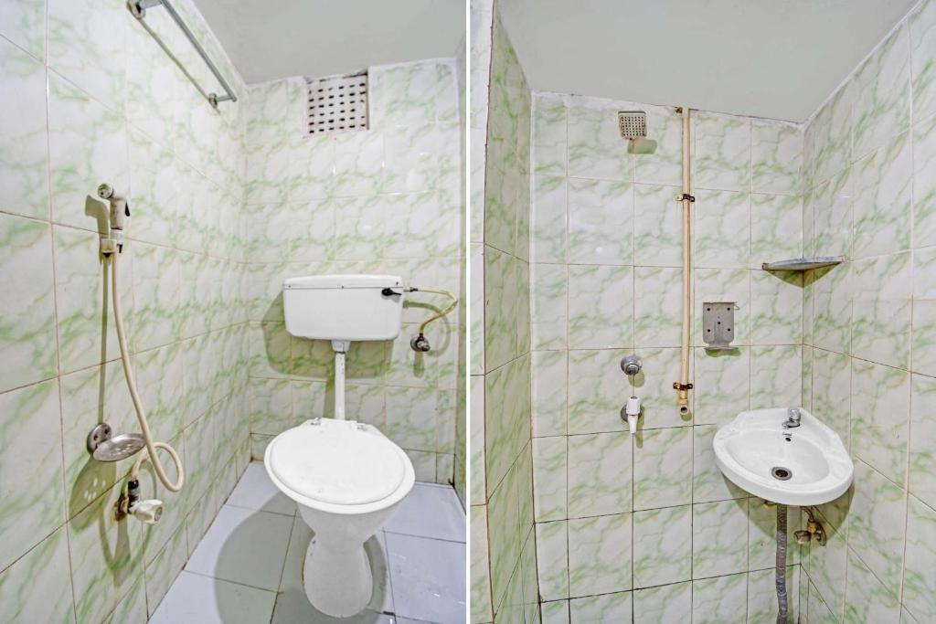 Koupelna v ubytování Hotel O Bikram Lodge