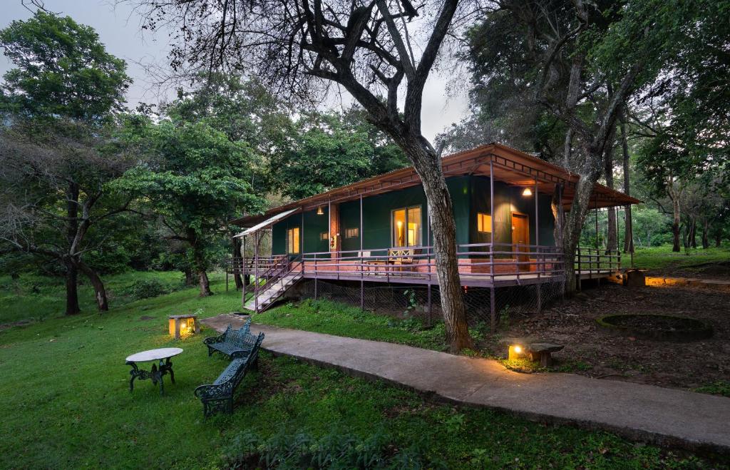 Zahrada ubytování Jungle Hut