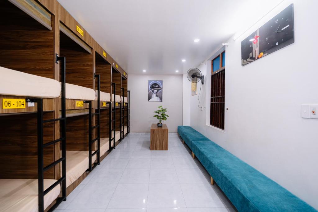 Postel nebo postele na pokoji v ubytování Ha Giang Loop Discovery Hostel