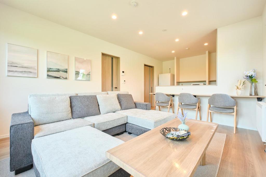 Η κουζίνα ή μικρή κουζίνα στο Shikauchi Furano