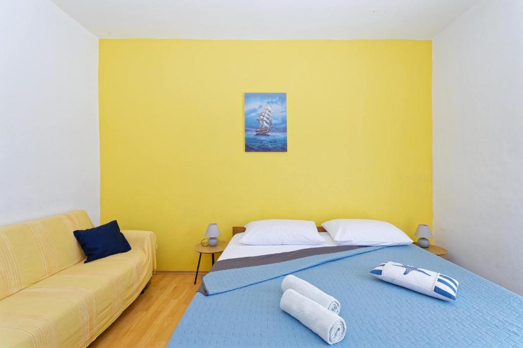 Posteľ alebo postele v izbe v ubytovaní Apartment Feruccio by Rent Istria