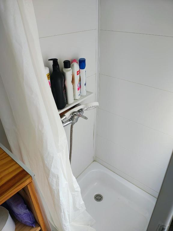 Koupelna v ubytování Le petit Logis