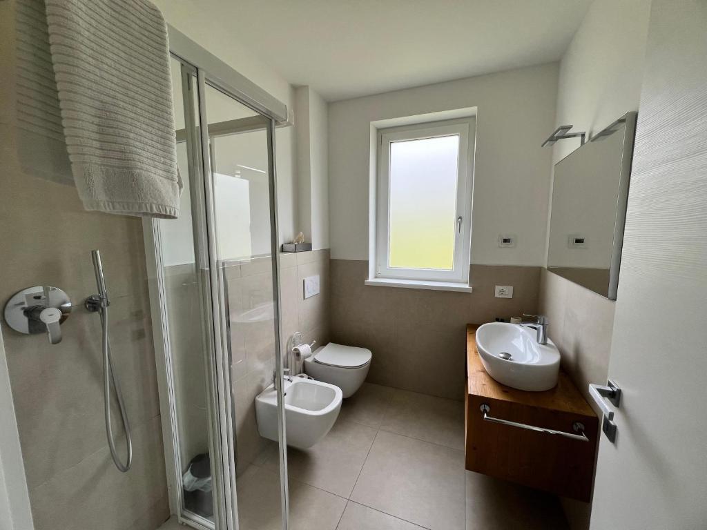 Kúpeľňa v ubytovaní Val Mora Bio Apartments