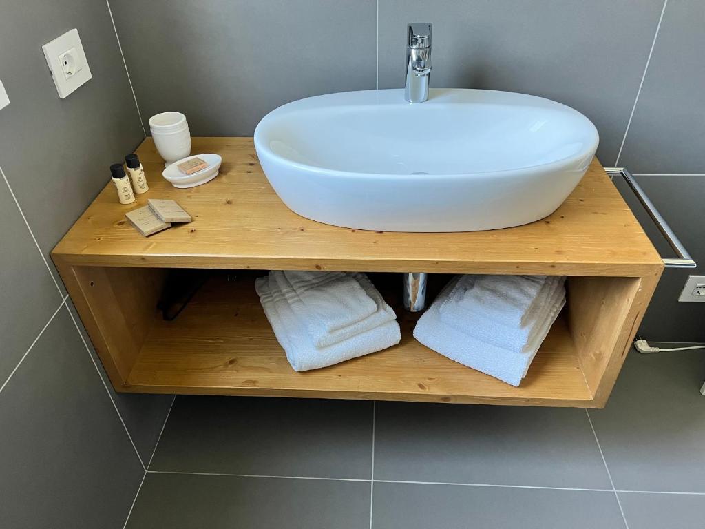 Kúpeľňa v ubytovaní Val Mora Bio Apartments