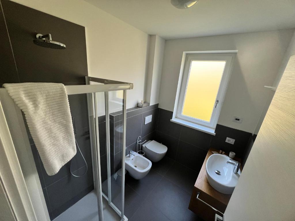 Kúpeľňa v ubytovaní Val Mora Bio Apartments