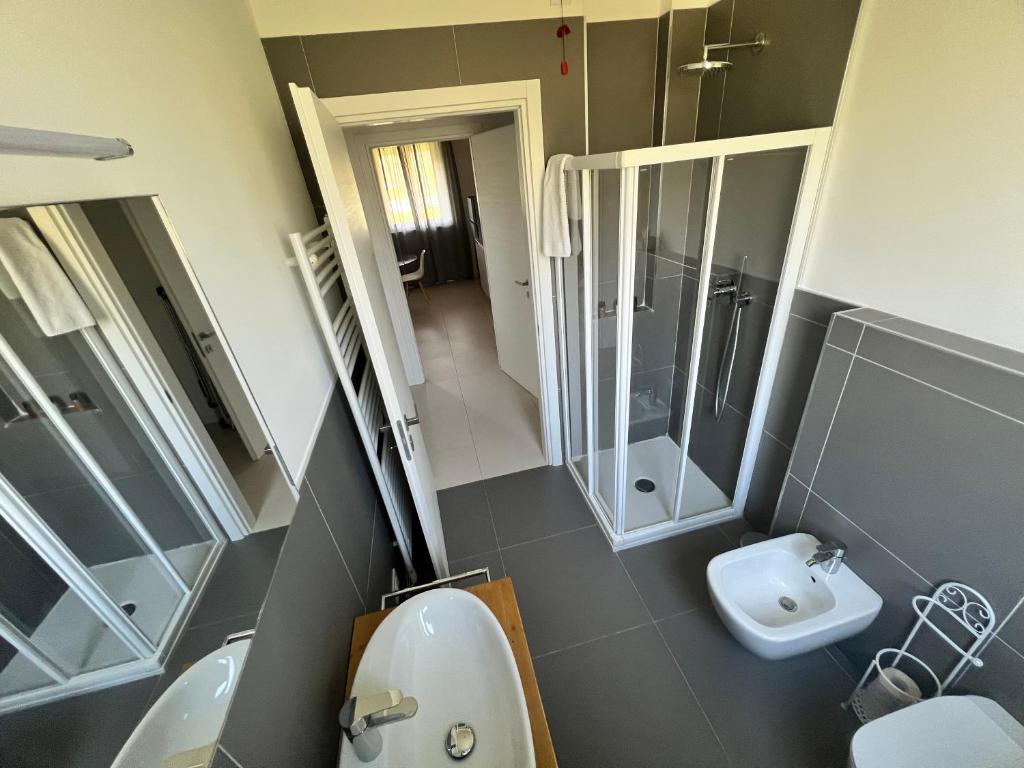 Kúpeľňa v ubytovaní Val Mora Bio Apartments