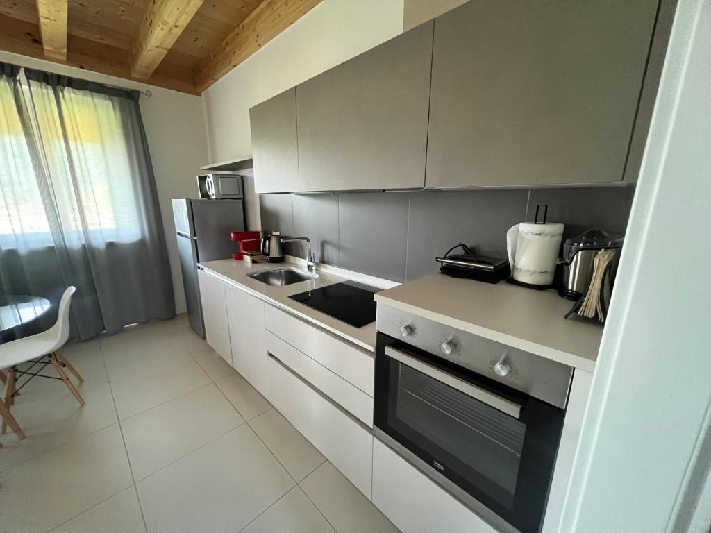 Kuchyňa alebo kuchynka v ubytovaní Val Mora Bio Apartments