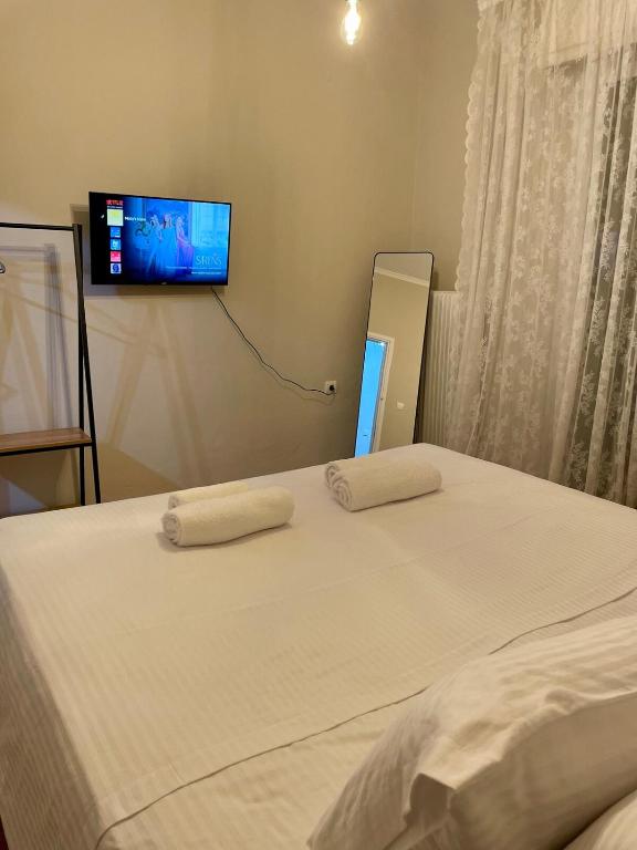 Postel nebo postele na pokoji v ubytování Mabys home