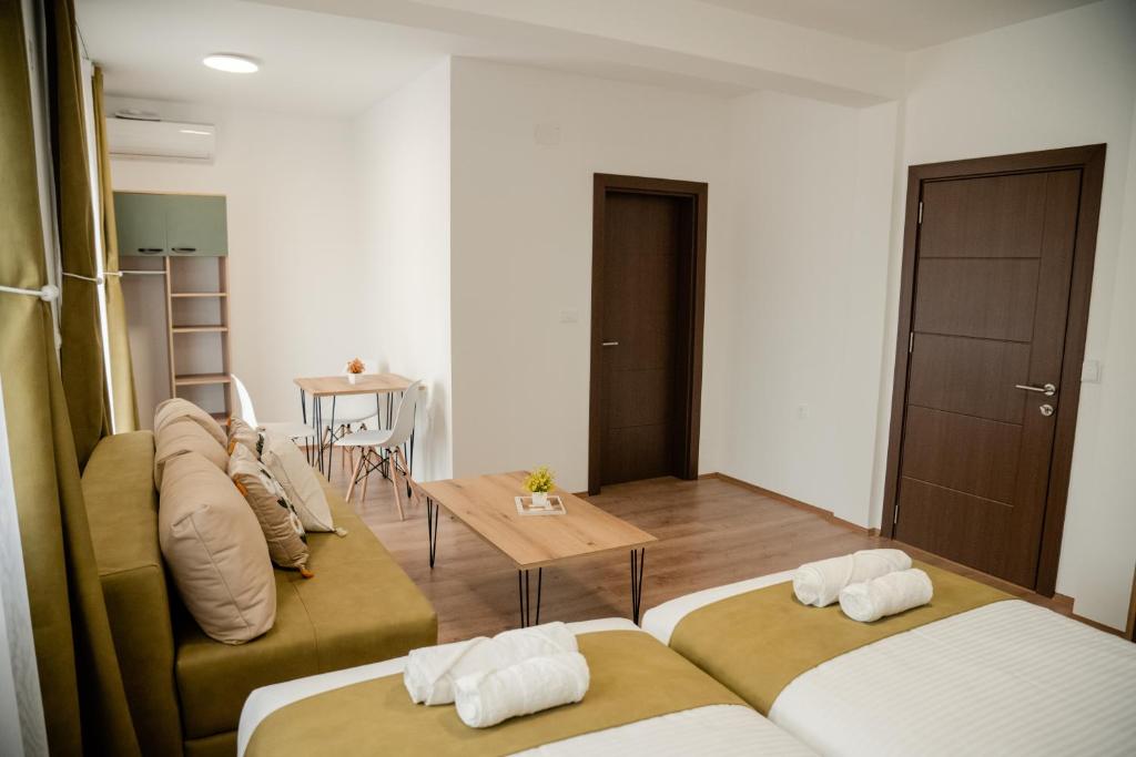 Postel nebo postele na pokoji v ubytování Villa Petra