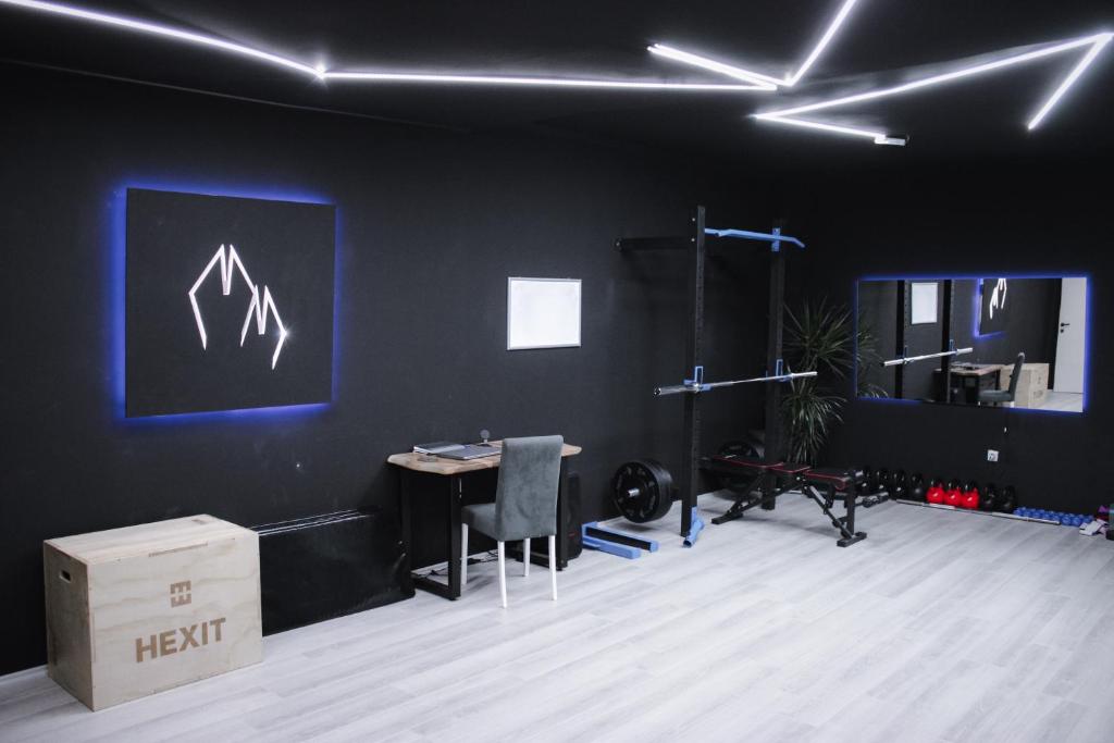 Fitness centrum a/nebo fitness zařízení v ubytování Harmonia guesthouse