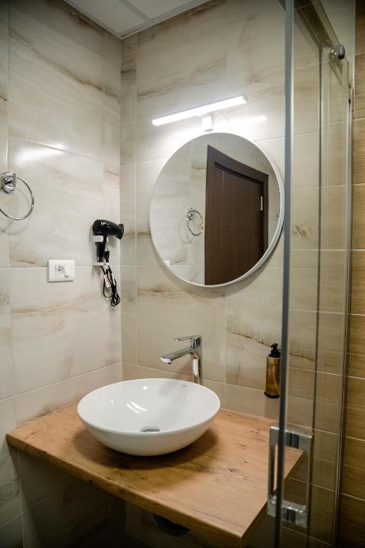 Koupelna v ubytování Villa Petra