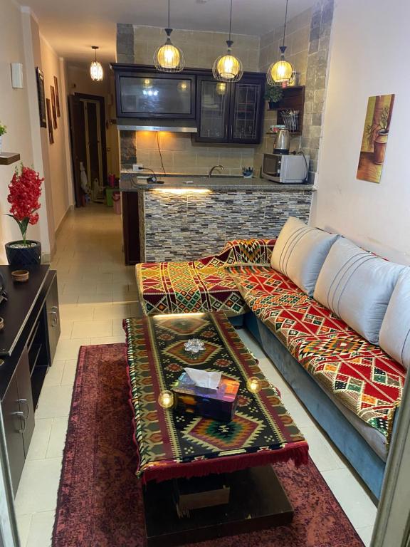 A kitchen or kitchenette at Chalet in Belagio Ain Sokhna