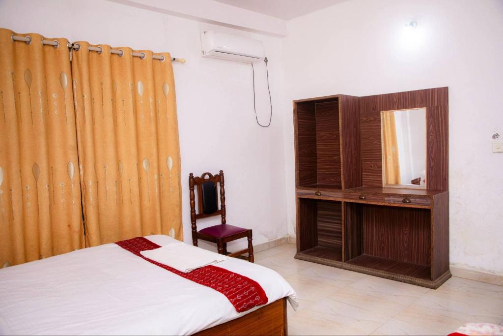 Postel nebo postele na pokoji v ubytování Hotel Misty Nepal