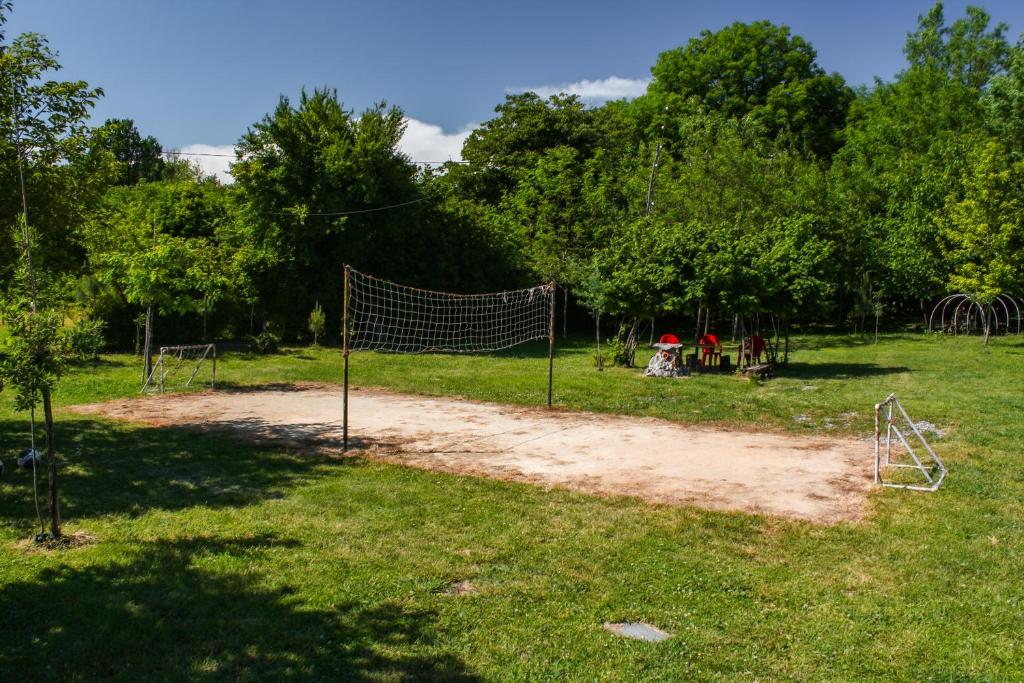 Zahrada ubytování Villa Ioseliani