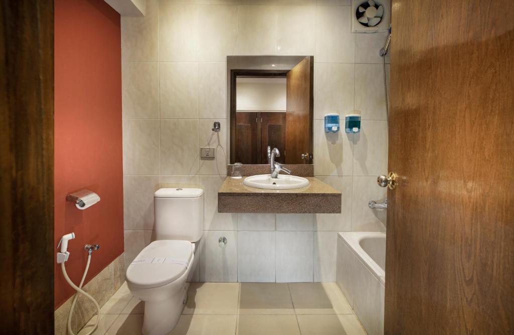 Koupelna v ubytování Kanzy Hotel Cairo