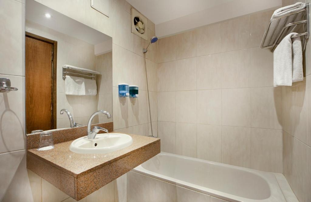 Koupelna v ubytování Kanzy Hotel Cairo