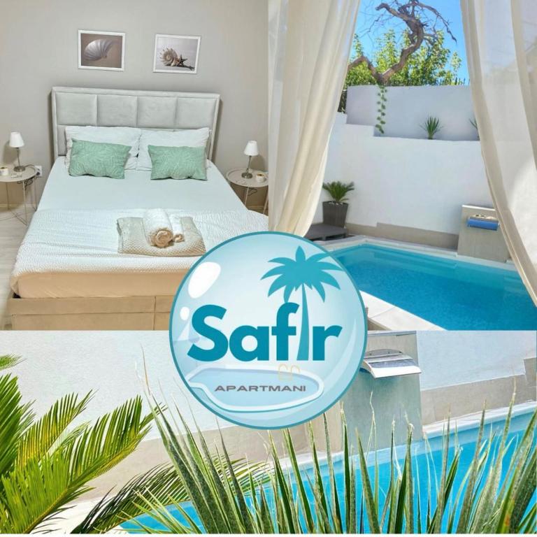 Bazén v ubytování Apartman Safir 1 & Apartman Safir 2 & Apartman Safir 3 nebo v jeho okolí