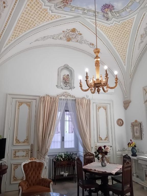 Posezení v ubytování Casa del Conte