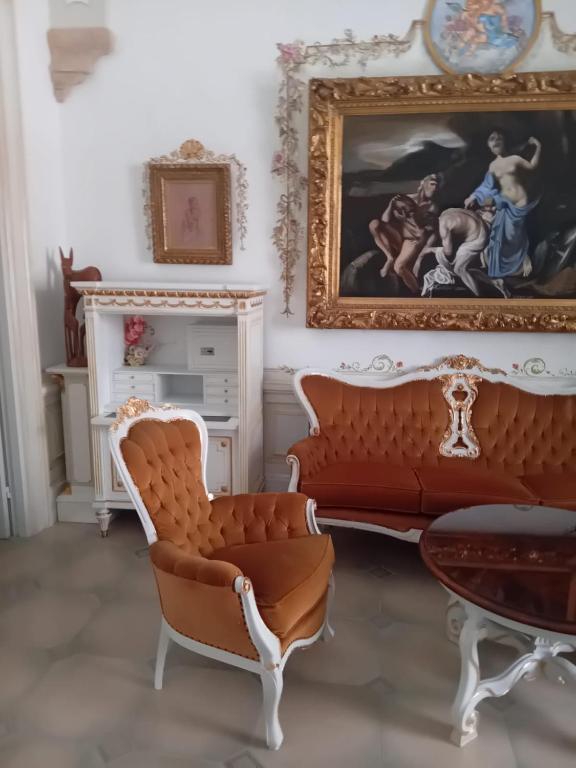 Posezení v ubytování Casa del Conte