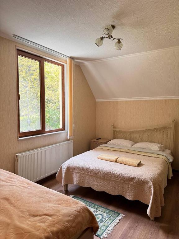 Letto o letti in una camera di Hotel forest echo